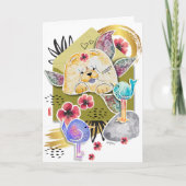 FUR-ST KLASSE MAIL Show hond kunst kaart (Voorkant)