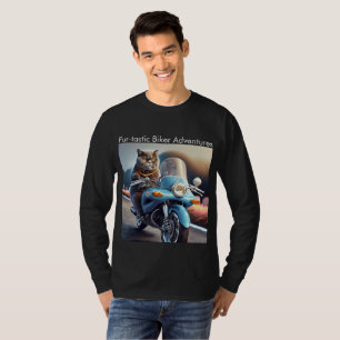 Fur-tastic Biker Adventures Basic lange mouw T-shirt
