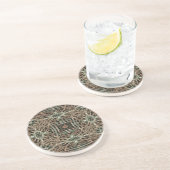 Fur Texture Abstract Pattern Zandsteen Onderzetter (Zijkant)