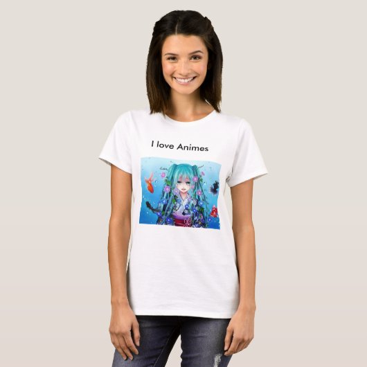 Für wahre Anime liebhaber :] T-shirt (Voorkant volledig)