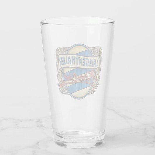 Fürabebier Glas in Langenthal der echte Biergenuss (Achterkant)