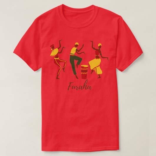 Furaha Swahili Word for Joy of Rejoice 1 T-shirt (Design voorkant)