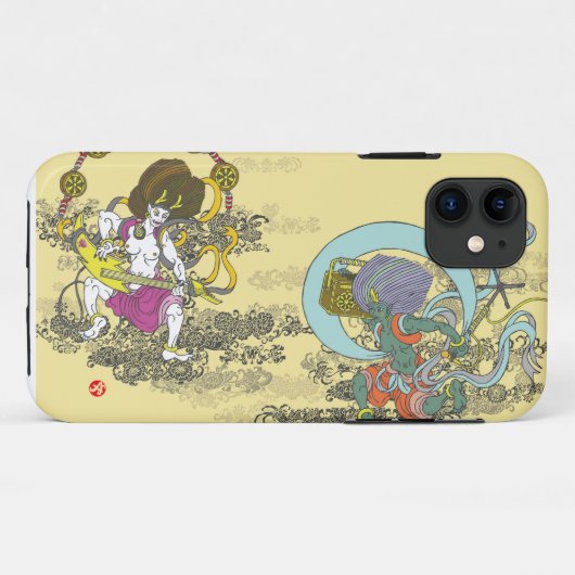 Furai. 風 雷 Case-Mate iPhone case (Achterkant (horizontaal))