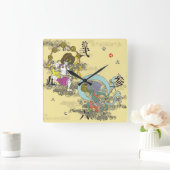 Furai. 風 雷 vierkante klok (Huis)