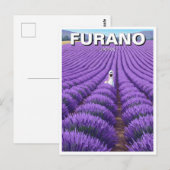 Furano Japan Lavender Fields Travel Briefkaart (Voorkant / Achterkant)