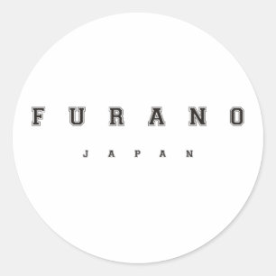 Furano Japan Ronde Sticker