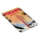 Furano Japanse reisposter. Magneet (Rechterzijde)