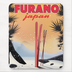 Furano Japanse reisposter. Muismat