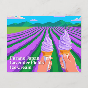 Furano Lavendelvelden Ijs Japan Briefkaart