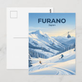 Furano Ski Resort Japan Briefkaart (Voorkant / Achterkant)