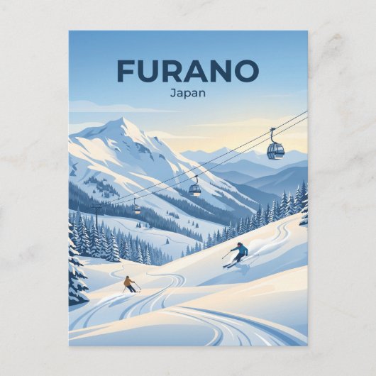 Furano Ski Resort Japan Briefkaart (Voorkant)