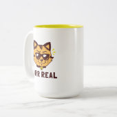 Furar Real Tweekleurige Koffiemok (Voorkant links)