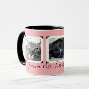 Furbaby Mom Drie Huisdier Foto's cadeau Mok