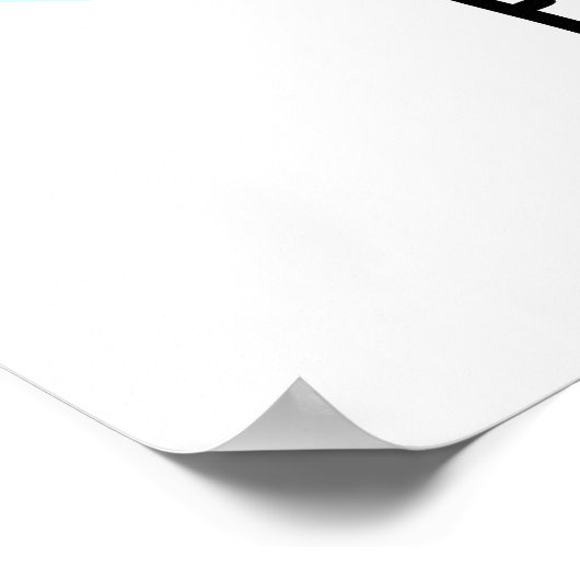 Furbulous Funny Elegant Cat Pun Poster (Hoek)