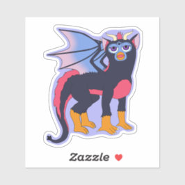 Furby Draken Sticker