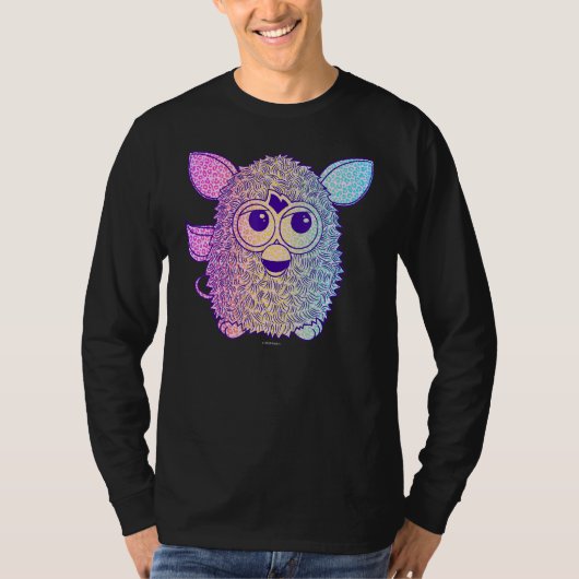 Furby Gradient Portret T-shirt (Voorkant)