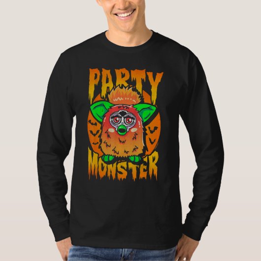 Furby Halloween Party Animal T-shirt (Voorkant)