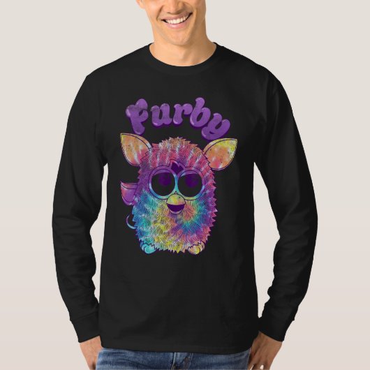 Furby Tie Dye Portrait T-shirt (Voorkant)