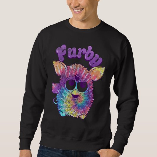 Furby Tie Dye Portrait Trui (Voorkant)