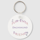 Furever Dachshund Sleutelhanger (Voorkant)