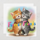 Furever Friends Feestdagenkaart (Voorkant / Achterkant)
