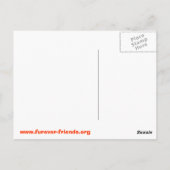 Furever Friends Humane Society briefkaart (Achterkant)