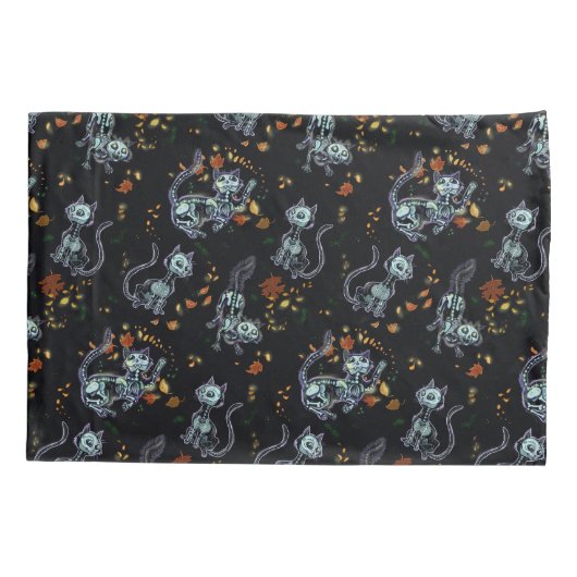 Furever Friends Spooky Ghost Cats Kussensloop (Achterkant)