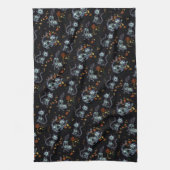 Furever Friends Spooky Ghost Cats Theedoek (Verticaal)