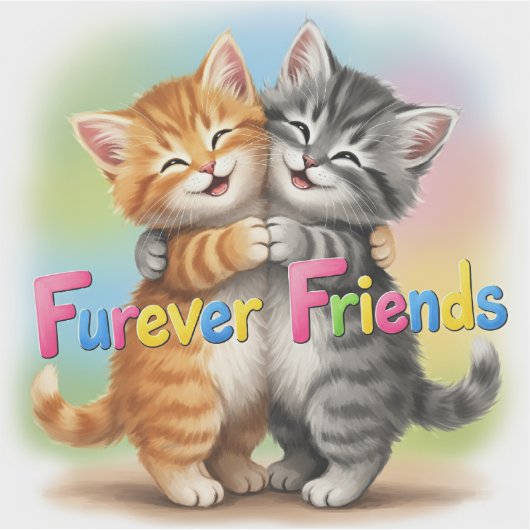 Furever Friends Sticker (Voorkant)