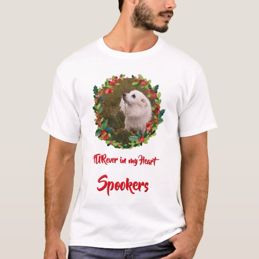 FURever in mijn hart kerstfeest Memorial T-shirt (Voorkant)