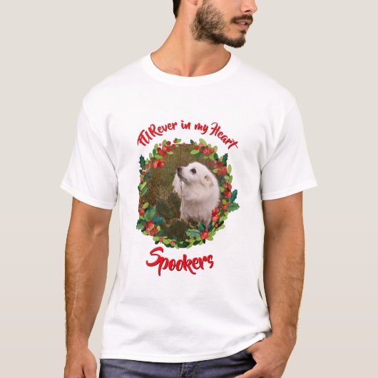 FURever in mijn hartste kerstfeest Memorial 2 T-shirt (Voorkant)