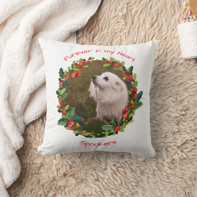 FURever in Mijn Sjabloon van de Kerst van het Hart Kussen (Deken)