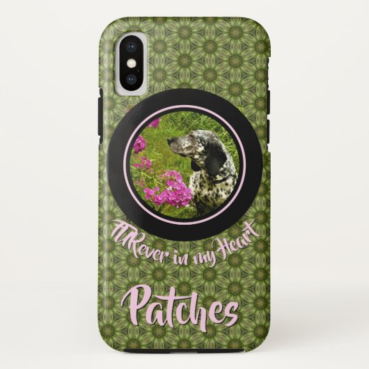 FURever in Mijn Sjabloon van het Groene Patroonpat Case-Mate iPhone Case (Achterkant)