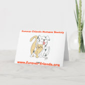 furever vrienden lege kaart (Achterkant)