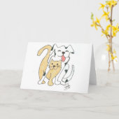 furever vrienden lege kaart (Gele Bloem)