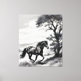 Fúria Equina Canvas Afdruk