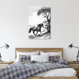 Fúria Equina Canvas Afdruk