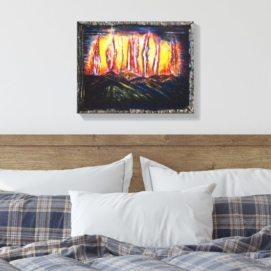 Furie Canvas Afdruk (Insitu (Slaapkamer))