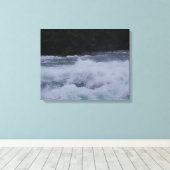Furieuze Waters van de Niagara! Canvas Afdruk (Insitu (Houten vloer))