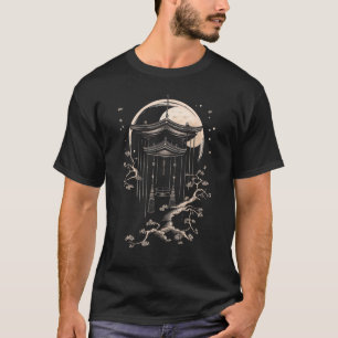 Furin Wind Chimes Japanse Kunst Zen Tuin Meditati T-shirt