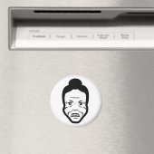 Furious Bun Granny – Fridge Magnet (Insitu (Vaatwasser))