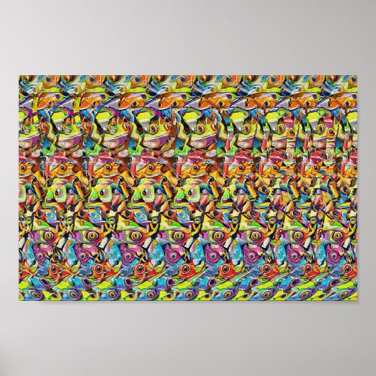 Furious Clumsiness - Verborgen 3D-afdrukken Poster (Voorkant)