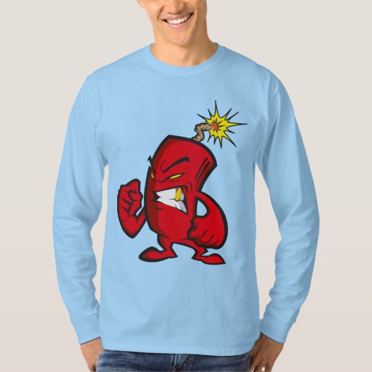 Furious dynamite man t-shirt (Voorkant)