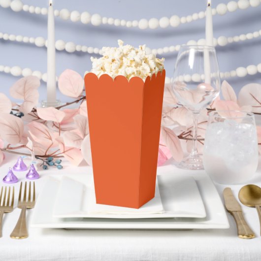 Furious Fox Rode Popcorn Favor Doos Bedankdoosjes (Huwelijk)