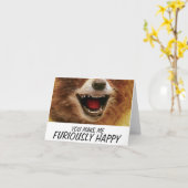 FURIOUS HAPPY-kaart Kaart (Gele Bloem)