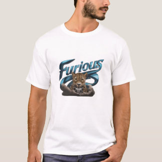 Furious Leopard: Vet en Fierce Design T-shirt