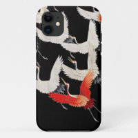 Furisode met een Myriad Flying Cranes