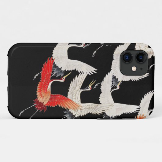 Furisode met een Myriad Flying Cranes Case-Mate iPhone Case (Achterkant (horizontaal))