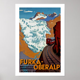 Furka-Oberalp Zwitserland Poster