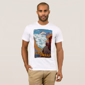 Furka-Oberalp Zwitserland T-shirt (Voorkant volledig)